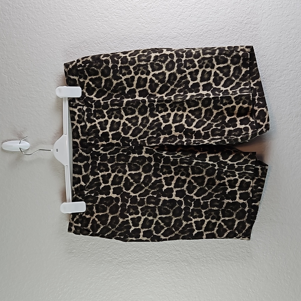 Michael Kors | Women's Classic Animal Print Shorts Sz 16W